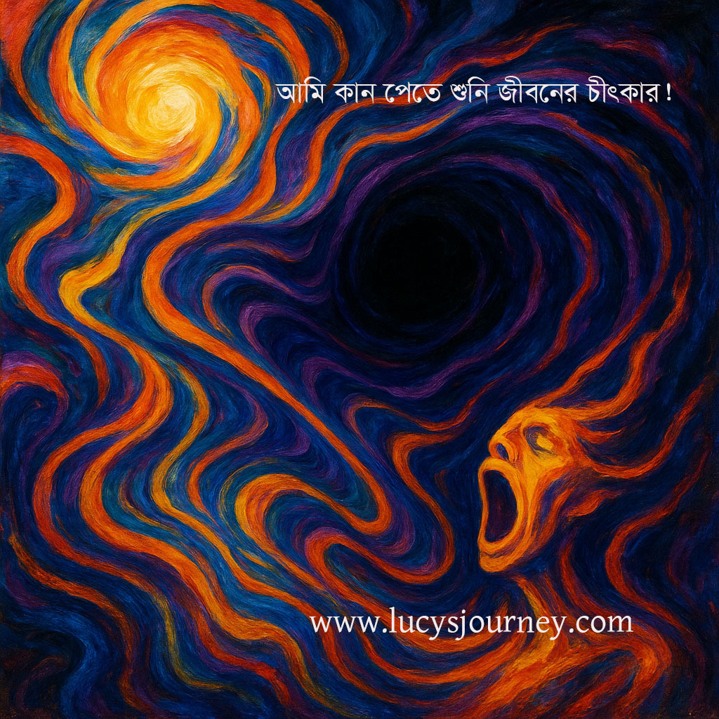 আমি কান পেতে শুনি জীবনের চীৎকার! কী বিচিত্র আচরণ!