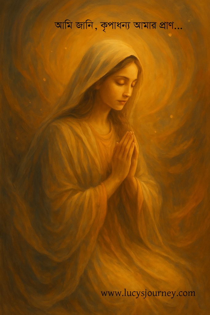 আমি জানি, কৃপাধন্য আমার প্রাণ!