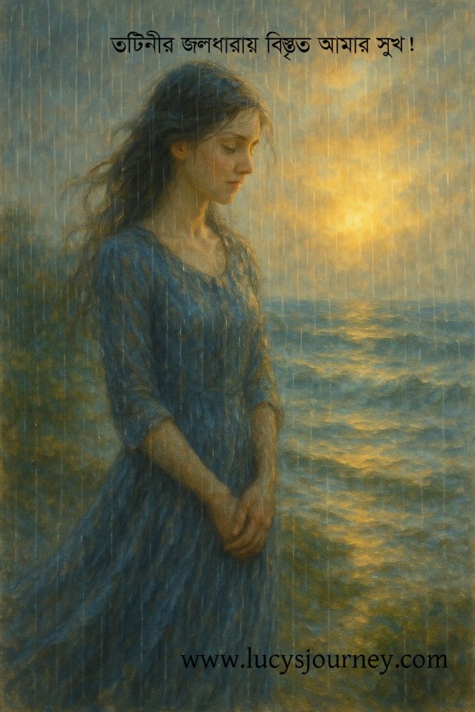 তটিনীর জলধারায় বিস্তৃত আমার সুখ!