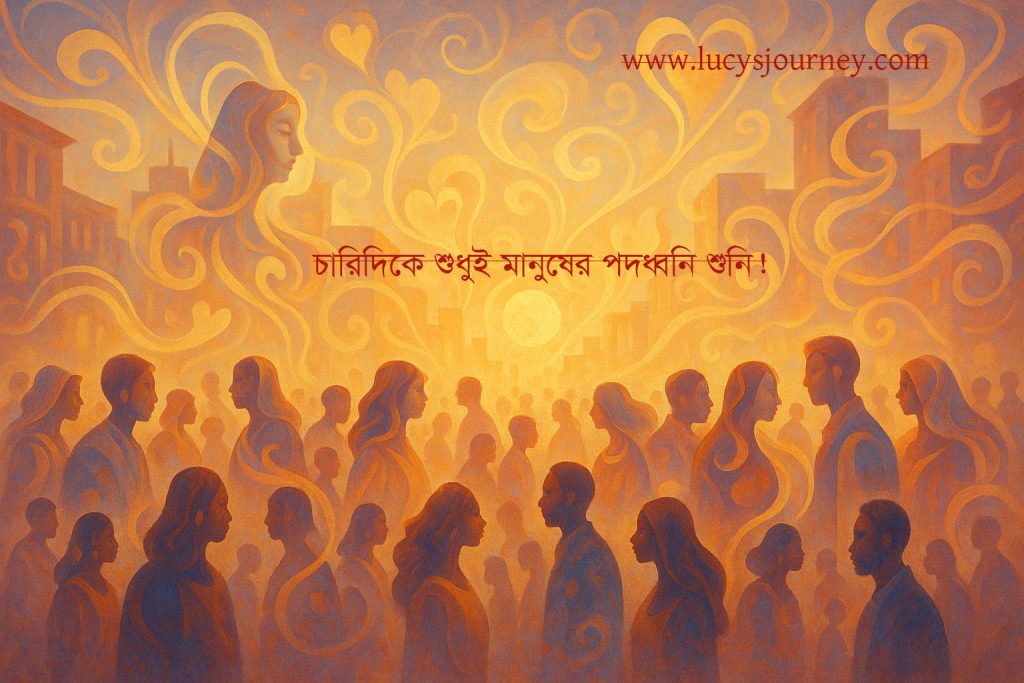 মাথা পেতে নিলাম তোমার হুকুম! আর কিছুই দেখতে পাই না!