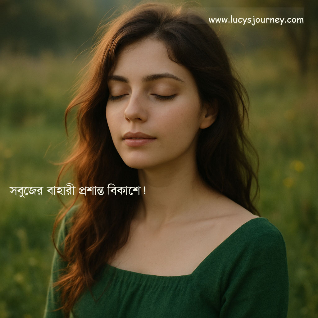 সবুজের বাহারী প্রশান্ত বিকাশে!